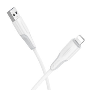 Borofone Cable BX119 New - USB to Lightning - 2,4A 1 metre white