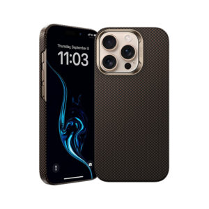 Benks Magnetic Armor Tint Kevlar 1000D (SA65) for Iphone 16 Pro gold
