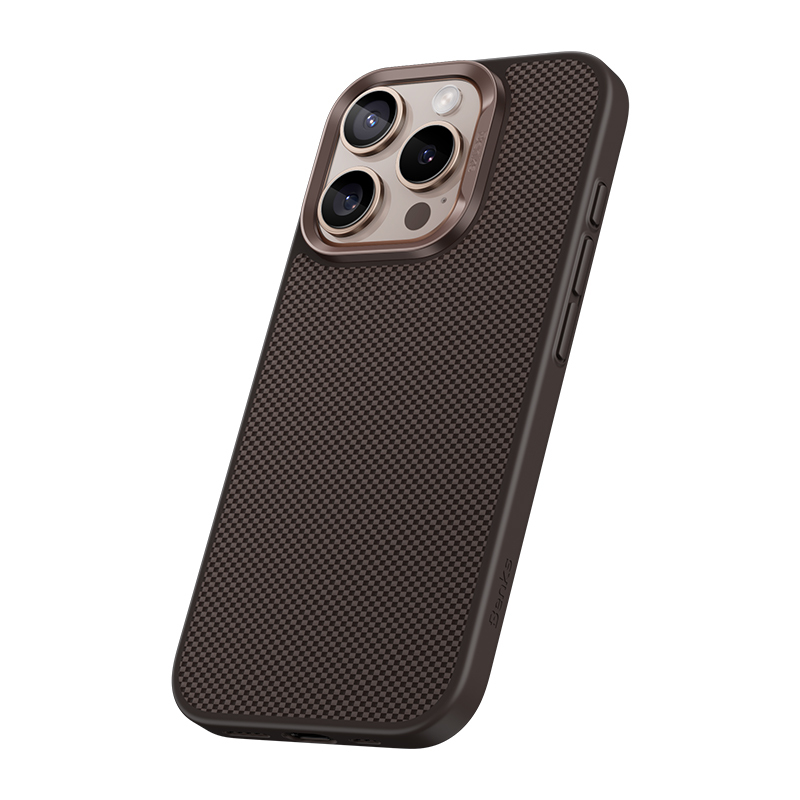 Benks Magnetic Armor Lite Kevlar 600D Case (SC66) for Iphone 16 Pro Max gold