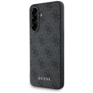 Original Case GUESS - 4G Metal Gold Logo for Samsung Galaxy A36 black