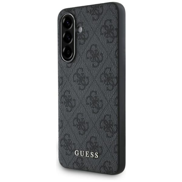 Original Case GUESS - 4G Metal Gold Logo for Samsung Galaxy A36 black