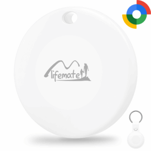 Lifemate GPS Bluetooth LifeTag Tracker HD-P16-3 Android + keyring white