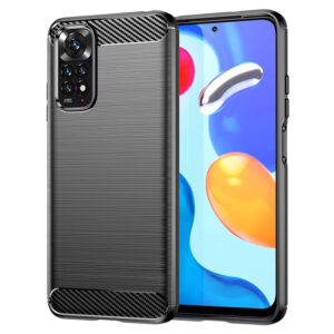Carbon Case for Xiaomi Redmi Note 11/Note 11S black
