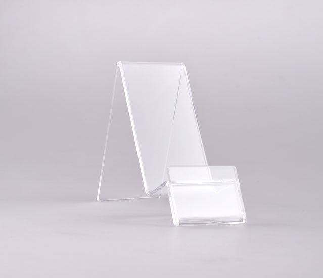Plexi holder for mobile phones - height 80mm, width 40mm, depth 90mm