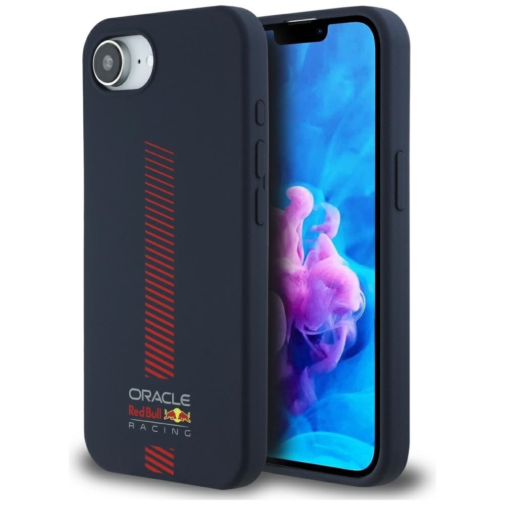 Original Case RED BULL Silicone w/ Powerbar MagSafe for Iphone 16e navy