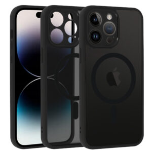 Full Matte Mag Cover for Iphone 14 Pro Max black