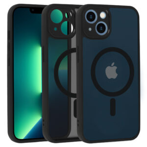 Full Matte Mag Cover for Iphone 13 black