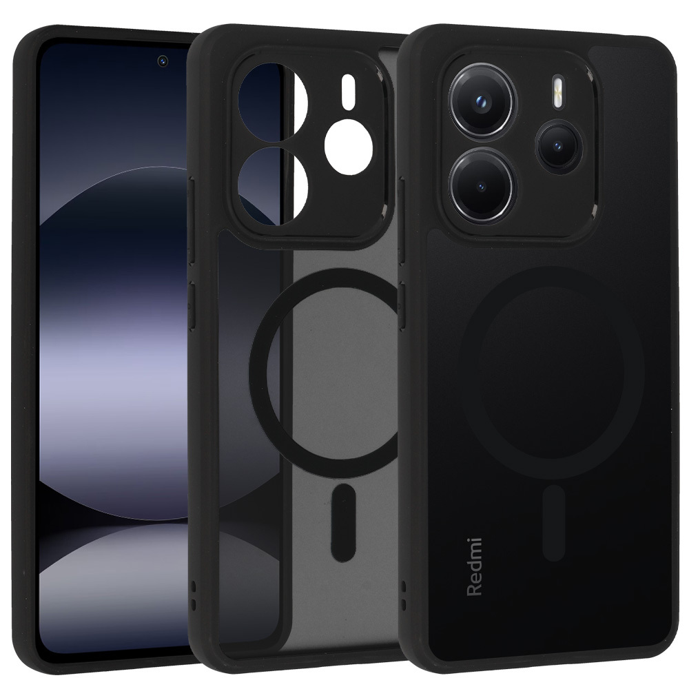 Full Matte Mag Cover for Xiaomi Redmi Note 14 5G black