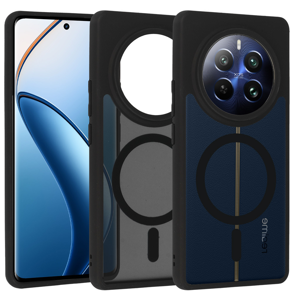 Full Matte Mag Cover for Realme 12 Pro 5G/12 Pro Plus 5G black