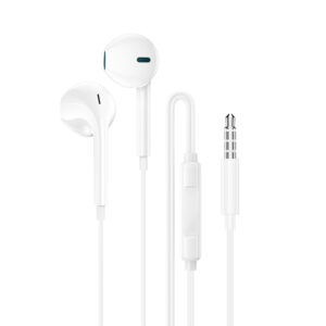 Borofone Earphones BM100 Fuente with microphone white