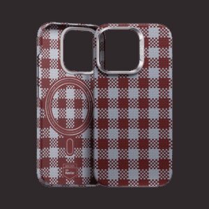 Benks Magnetic Armor Vichy Kevlar Case (RF65) for Iphone 16 Pro red