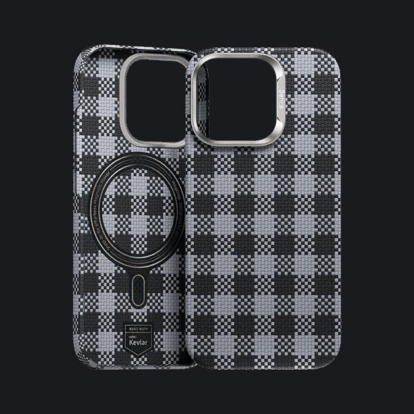 Benks Magnetic Armor Vichy Kevlar Case (BF66) for Iphone 16 Pro Max black