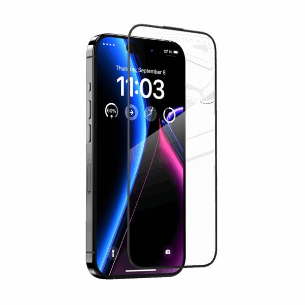 Benks Tempered glass JoyView Anti-reflection Glass for Iphone 15 Pro black