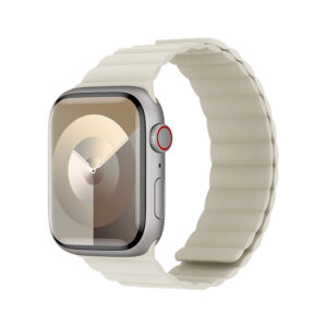 Benks Magnetic Silicone Watch Band for Apple Watch 38/40/41 beige