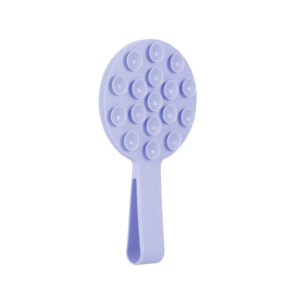 Silicone suction phone holder magnetic with ring MSH9 purple