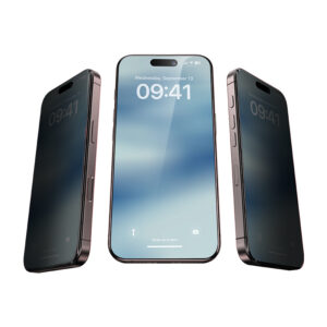 Benks Tempered glass Ultra Shield Privacy (FK65) for Iphone 16 Pro black (Thin Edge)