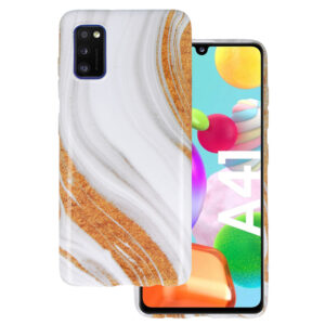 Marble Silicone for Samsung Galaxy A41 Design 1