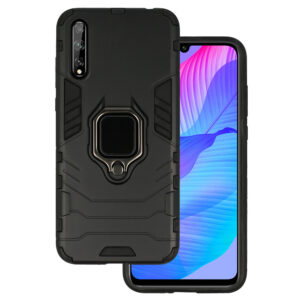 Ring Armor Case for Huawei P Smart S Black