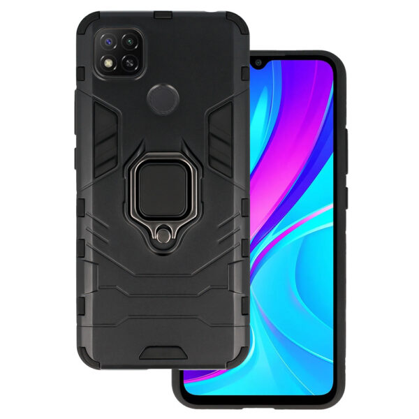 Ring Armor Case for Xiaomi Redmi 9c Black