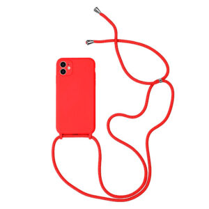 Strap Silicone Case for Iphone 11 Pro Red