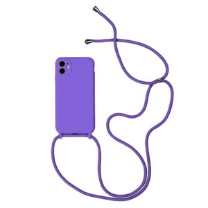Strap Silicone Case for Iphone 11 Pro Violet