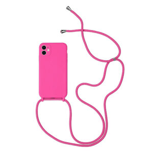 Strap Silicone Case for Iphone 11 Pro Pink