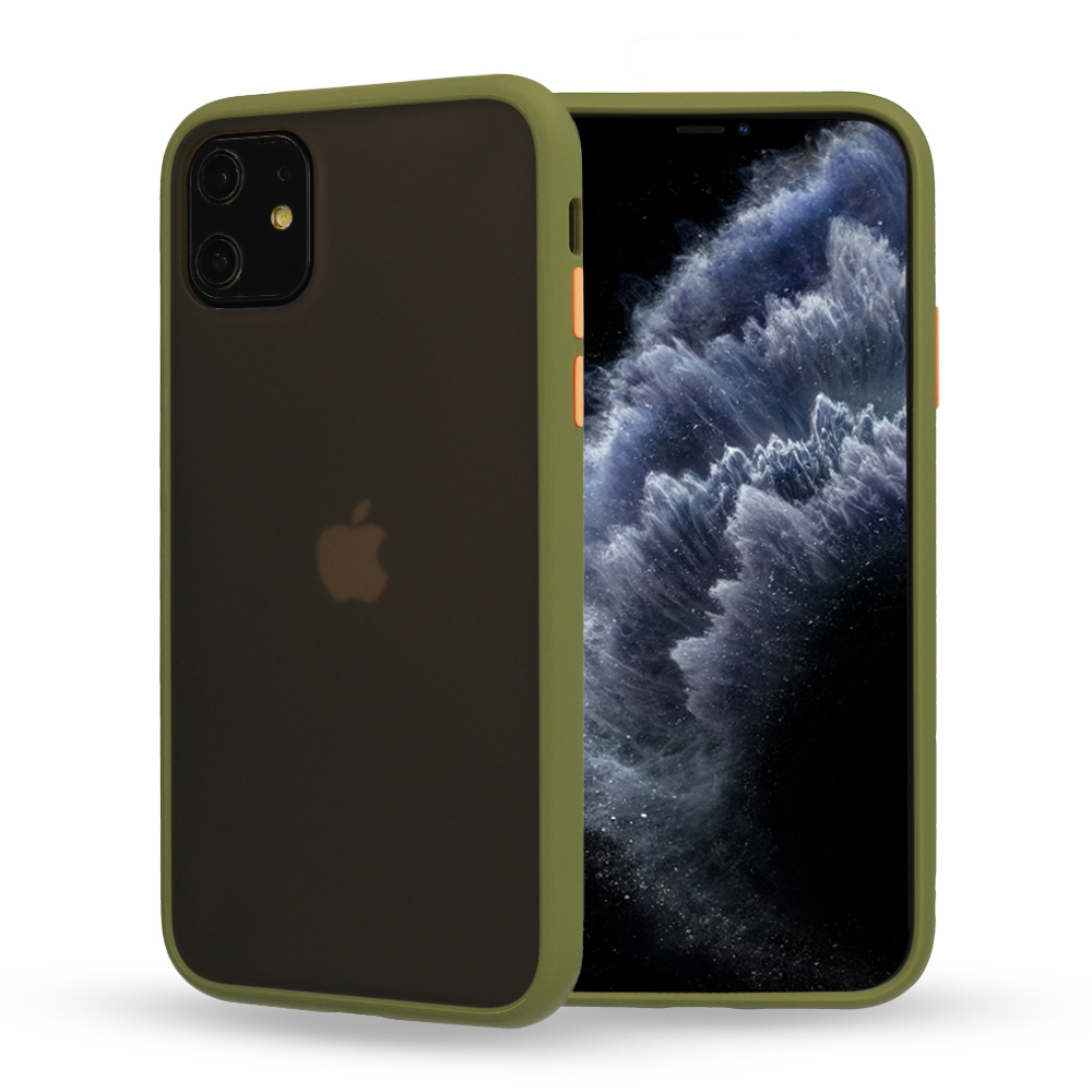 product-13630 Vennus Color Button Bumper for Xiaomi Redmi 9 Olive