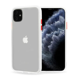 Vennus Color Button Bumper for Xiaomi Redmi 9 Transparent