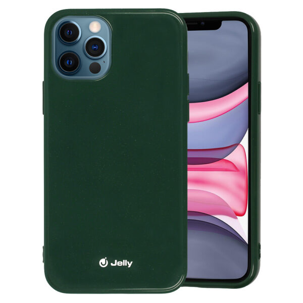 Jelly Case for Iphone 12 Mini dark green