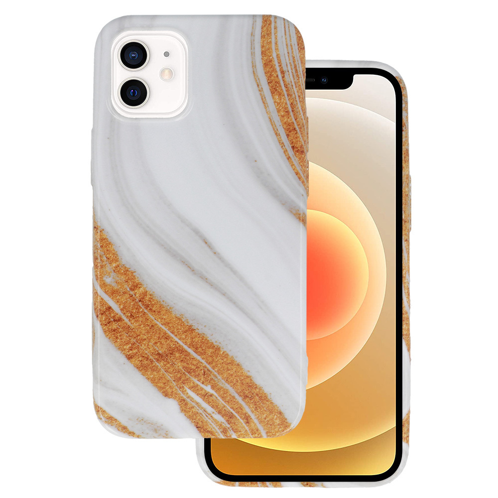Marble Silicone for Iphone 12 Mini Design 1