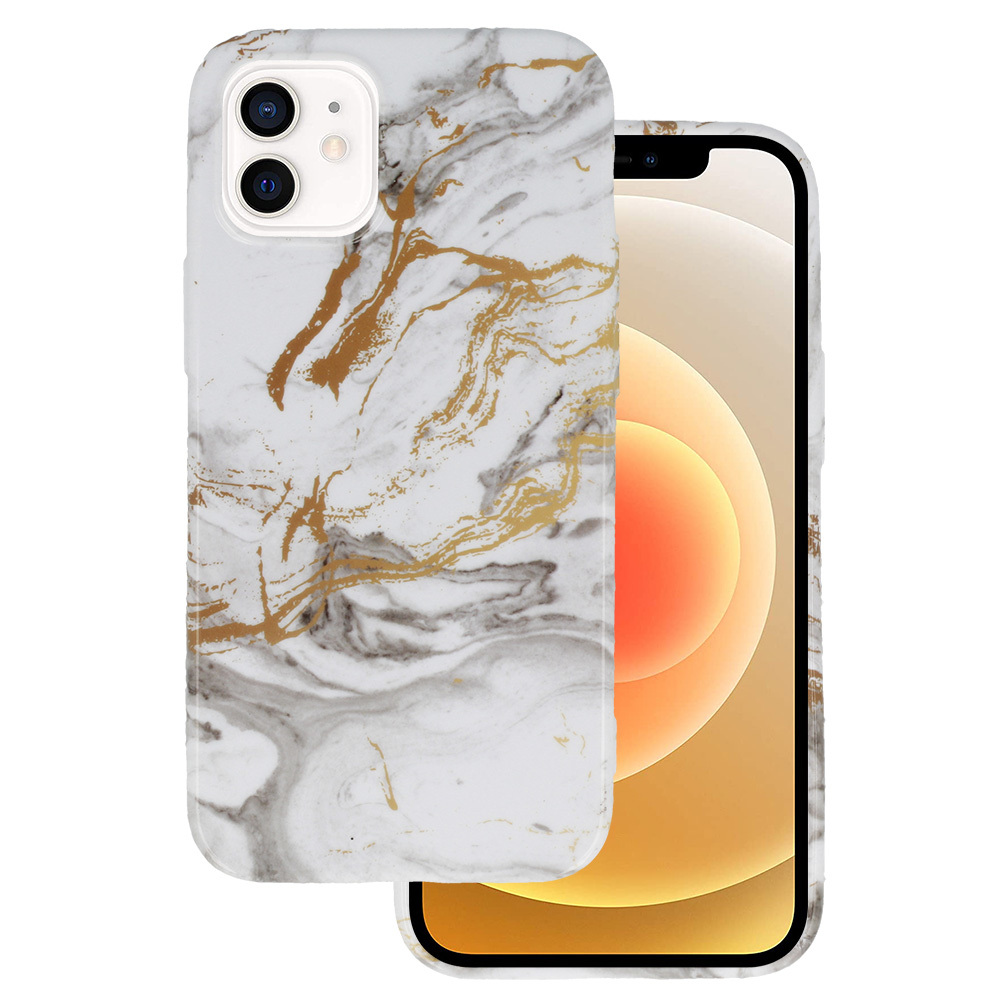 Marble Silicone for Iphone 12 Mini Design 2