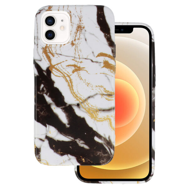 Marble Silicone for Iphone 12 Mini Design 3