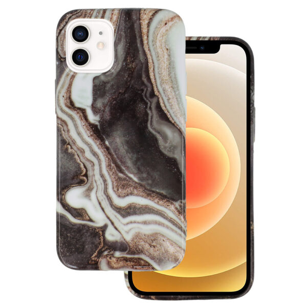 Marble Silicone for Iphone 12 Mini Design 7