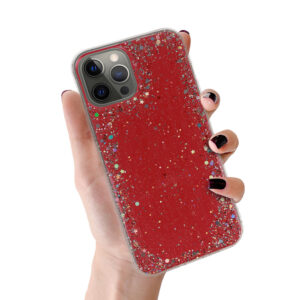 Brilliant Clear Case for Iphone 12 Pro Max Red