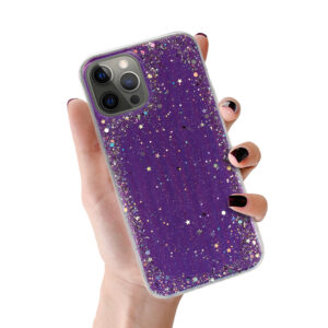 Brilliant Clear Case for Iphone 12 Pro Max Purple