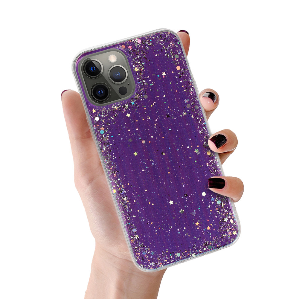 Brilliant Clear Case for Iphone 12 Pro Max Purple