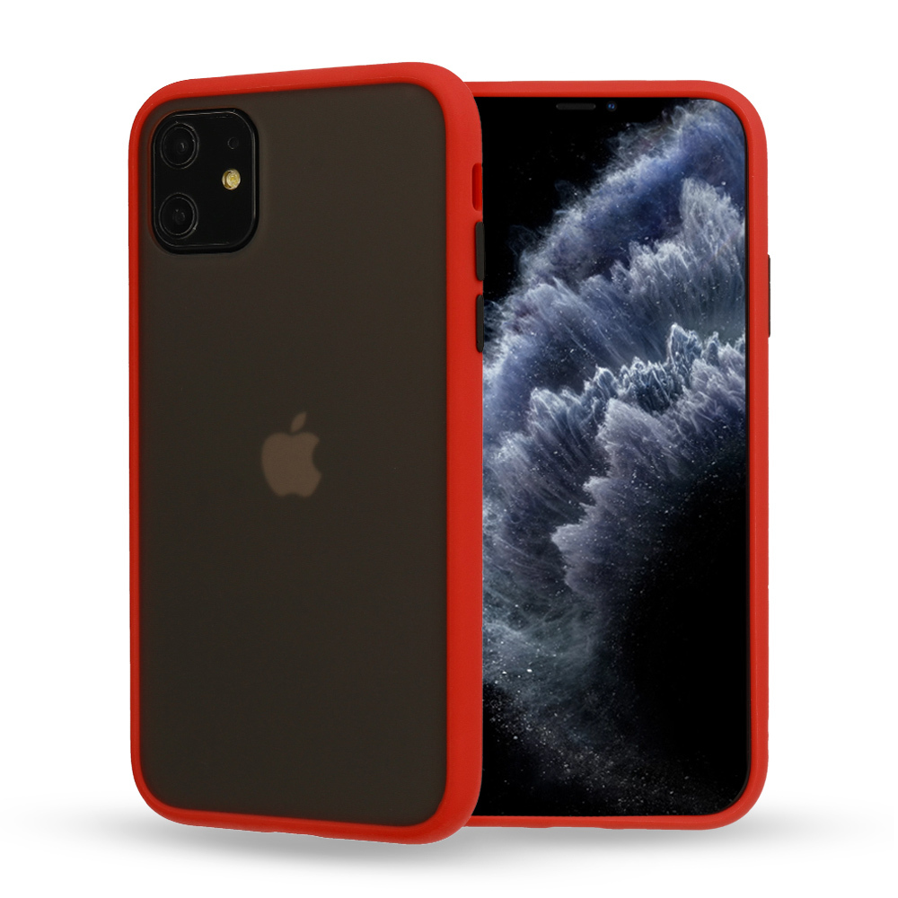 product-27881 Vennus Color Button Bumper for Samsung Galaxy A20S Red