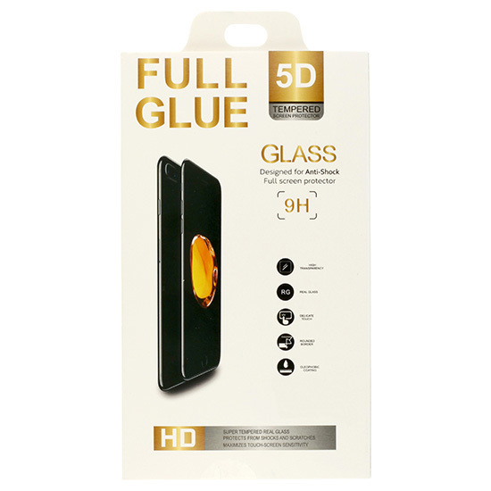 Tempered Glass Full Glue 5D for IPHONE SE 2020/SE 2022 BLACK