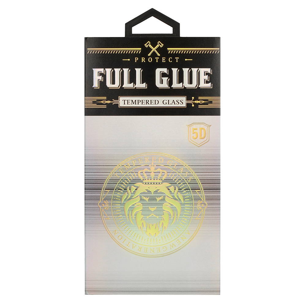 Tempered Glass HARD Full Glue 5D for IPHONE SE 2020 / SE 2022 BLACK