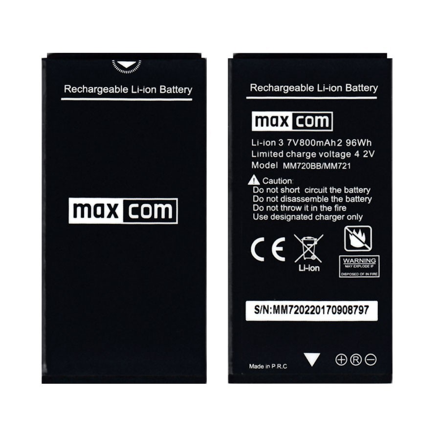 Original Battery for Maxcom MM720/MM721 - 800mAh (bulk)
