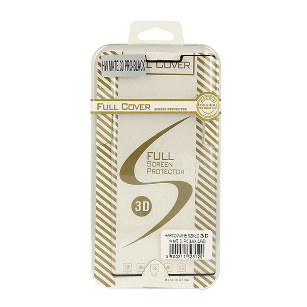Tempered Glass 3D for HUAWEI MATE 30 PRO BLACK, CURVED