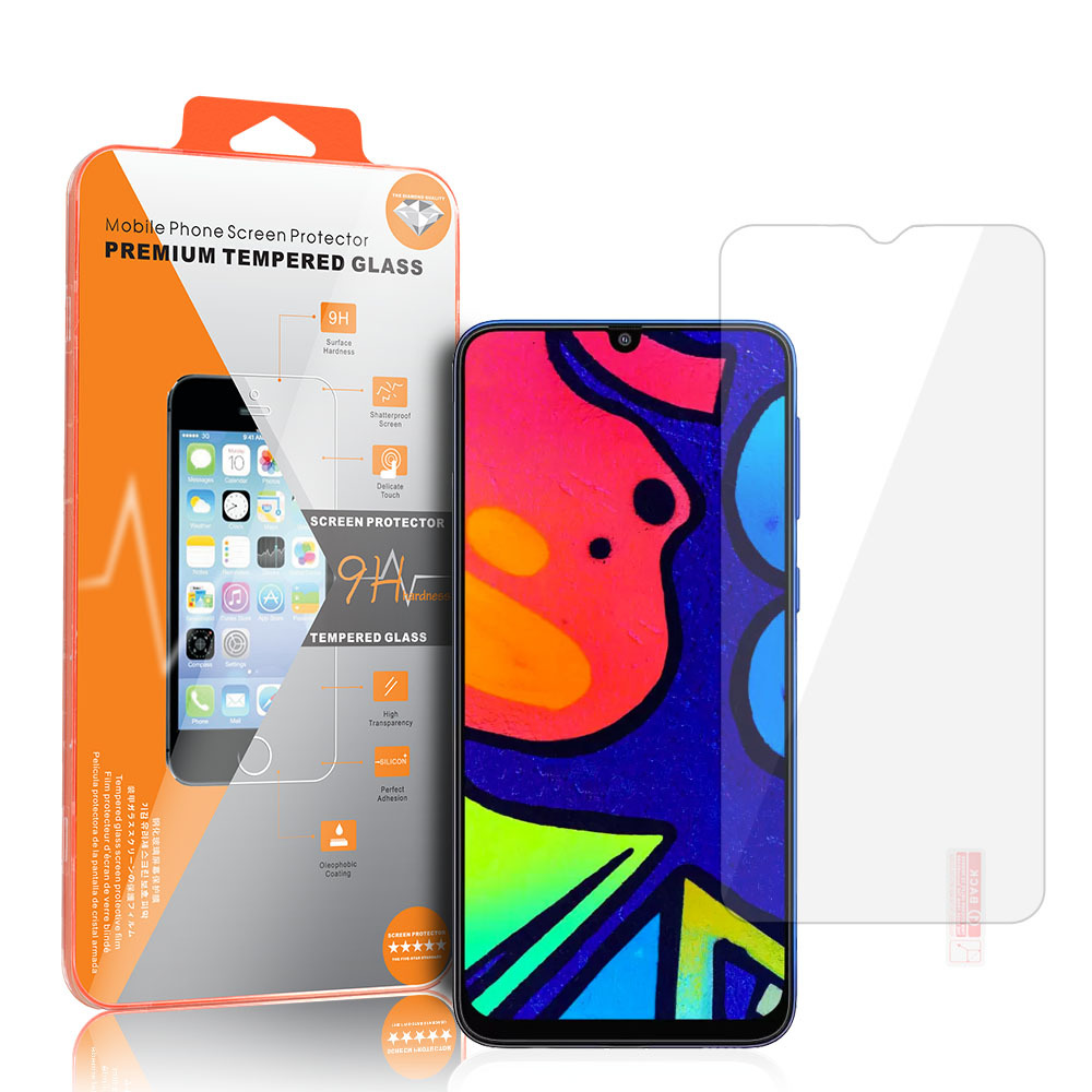 Tempered Glass Orange for SAMSUNG GALAXY F41/A20/M30/M30S/HUAWEI Y7 2019/XIAOMI MI 9/VIVO Y9S