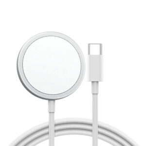 Wireless Induction Charger QI Fast Charge 15W Iphone 14/14 Pro/14 Plus/14 Pro Max/15/15 Plus/15 Pro/15 Pro Max/16/16 Plus/16 Pro/16 Pro Max - White
