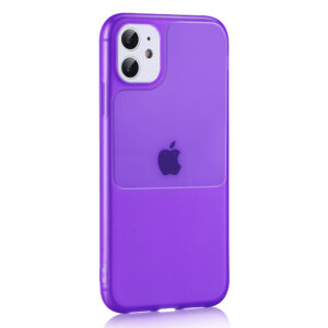 TEL PROTECT Window Case for Iphone 12 Mini Purple