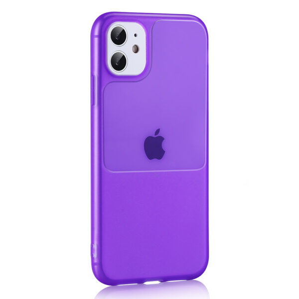 TEL PROTECT Window Case for Iphone 12 Mini Purple