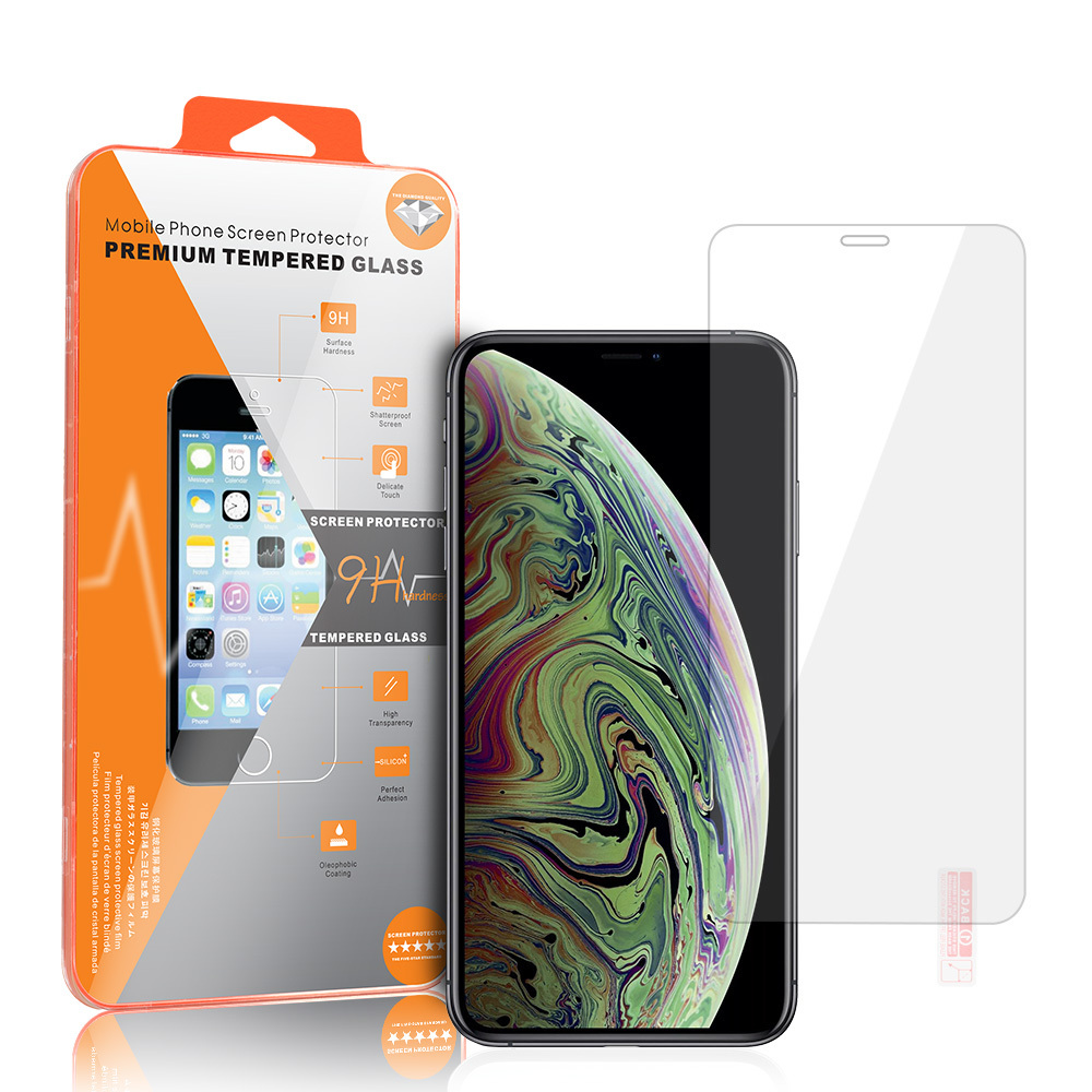 Tempered Glass Orange for IPHONE XS MAX