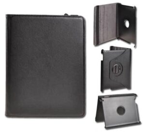 Rotated Book Case for SAMSUNG GALAXY 10.1 TAB 3 BLACK