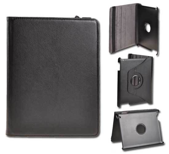 Rotated Book Case for SAMSUNG GALAXY 10.1 TAB 3 BLACK