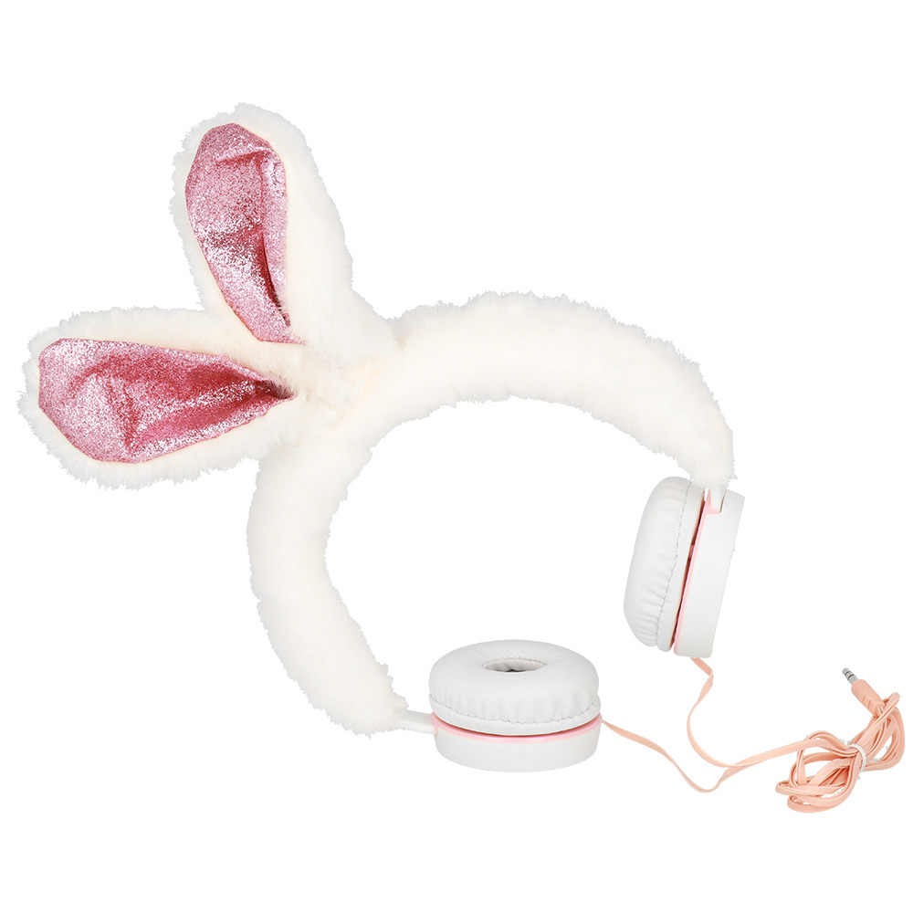 GJBY headphones - Plush RABBIT White
