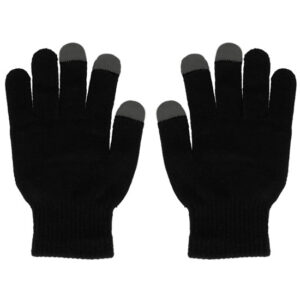 Gloves for touch screens design 1 BLACK